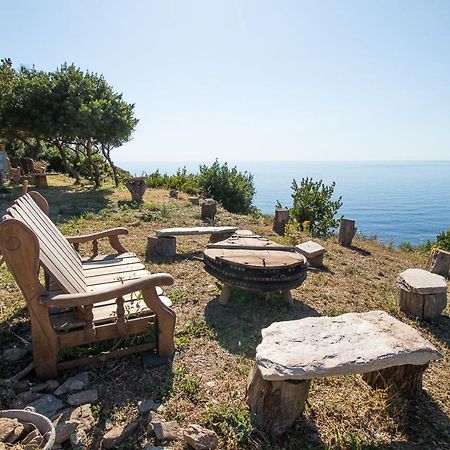 Coin De Paradis Vue Dominante Sur Mer, Montagne Et Tour Genoise Avec Jacuzzi Pino Buitenkant foto
