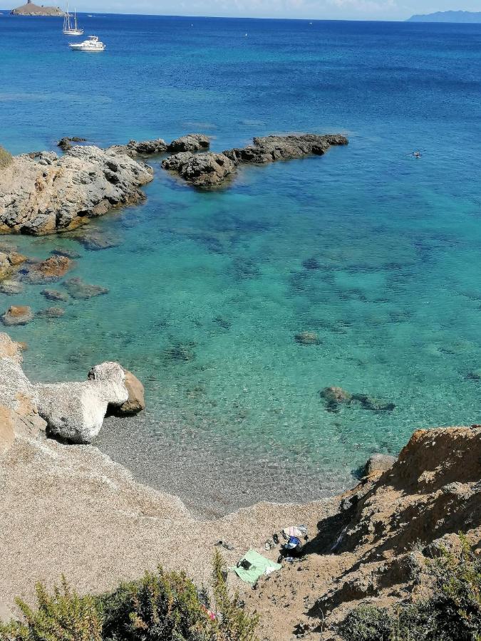 Coin De Paradis Vue Dominante Sur Mer, Montagne Et Tour Genoise Avec Jacuzzi Pino Buitenkant foto