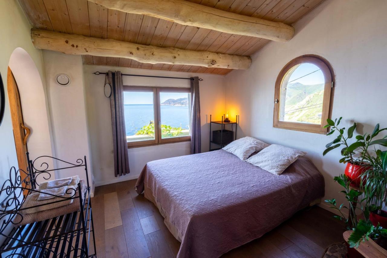 Coin De Paradis Vue Dominante Sur Mer, Montagne Et Tour Genoise Avec Jacuzzi Pino Buitenkant foto
