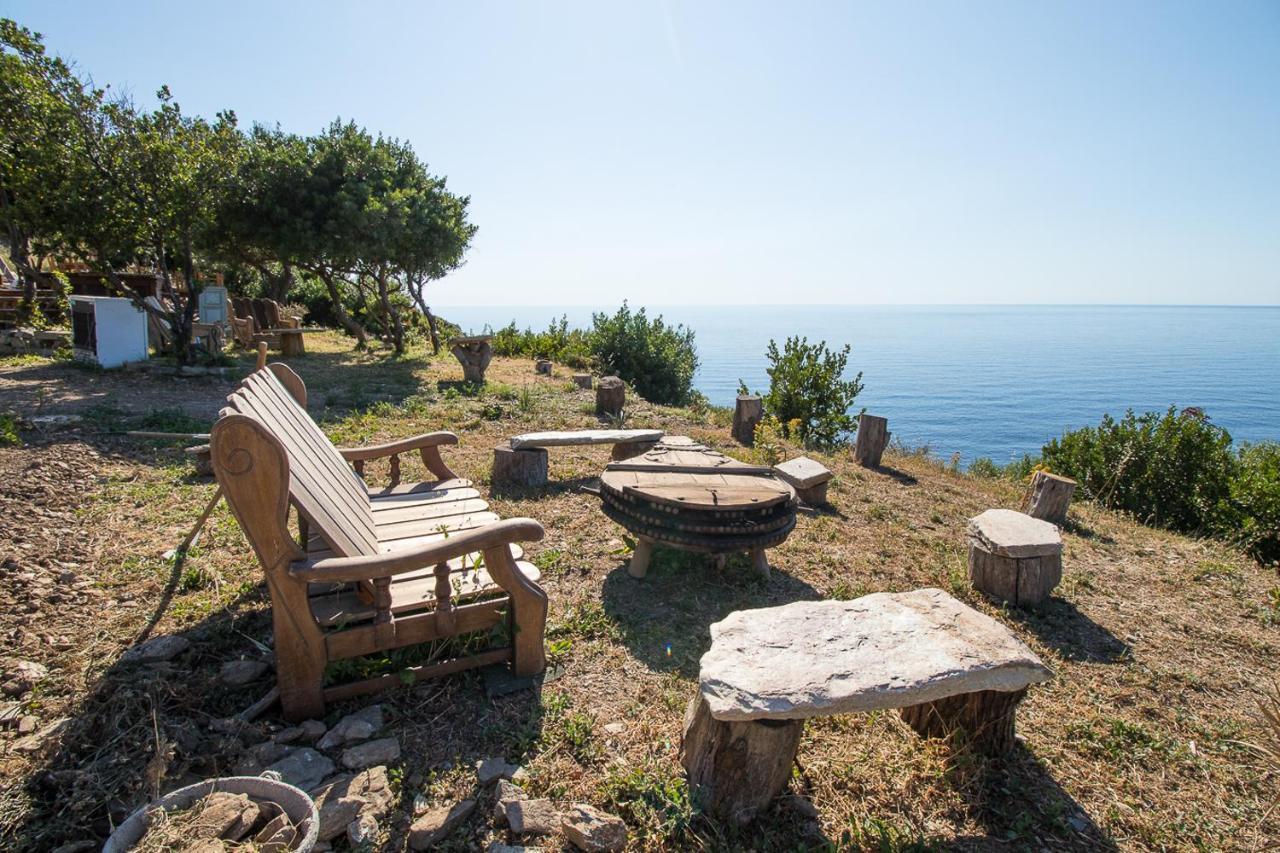 Coin De Paradis Vue Dominante Sur Mer, Montagne Et Tour Genoise Avec Jacuzzi Pino Buitenkant foto
